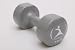 Vinyl Dumbbell, 19 LB, Dark Grey, Single