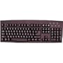 Farsi - Persian - English White Letters / Characters on Black Keys - Wired USB Black Computer Keyboard. Sturdy Black Keyboard with Standard Layout Accomodating all of the Persian Farsi Characters - With the Right Operating System Settings or Software Application, Write Persian - Farsi, The National Language of Iran