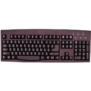Farsi (Persian) / English Black Computer Keyboard - Wired USB