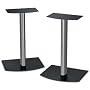 Bose FS-1 Bookshelf Speaker Floor Stands (pair) - Black and Silver