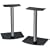 Bose FS-1 Bookshelf Speaker Floor Stands (pair) - Black and Silver