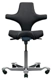 HAG Capisco - Saddle Seat with Back (Black Fabric)