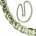 14Kt Yellow Gold Masculine Flat Mariner Gold Men's Chain