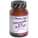 TwinLab Pantothenic Acid (B-5) , 250 mg 100 capsules