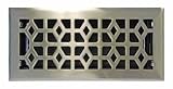 GREYSTONE HOME PRODUCTS LLC AMFRBNM410 MARQUIS FLOOR REGISTER - 4" x 10" BRUSHED NICKEL