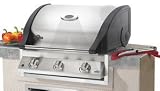 Napoleon Built-In Series BIM485NSS 30 Built-in Gas Grill with 675 sq. in. Cooking Surface, 59000 Total BTU, 3 Bottom Burners, Jet-Fire Ignition System and i-Glow Knobs: Natural Gas