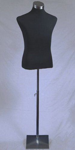 LOYWE Schneiderpuppe Herrenbüste Büste Torso Gr.46/48  | LW6001 Schwarz