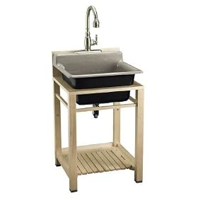 KOHLER K-6618-NA Bayview Wood Sink Stand by Kohler