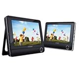Coby Electronics, 9 Dual Screen Portable DVD (Catalog Category: DVD Players & Recorders / Portable DVDs)