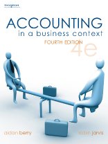 Accounting in A Business Context by Robin JarvisAidan Berry