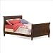 Atlantic Furniture Twin Sleigh Bed w/Matching Footboard in Antique Walnut Complete Sleigh Bed Size: