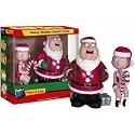 Family Guy Peter and Lois Christmas Bobble Head Set