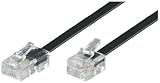 TEL 6P4C-8P4C RJ11-RJ45 300 BLACK 3m