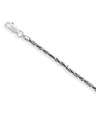 16" Oxidized Swirl Rock Chain