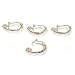 4 Sterling Silver Pearl Enhancer Clasp Parts