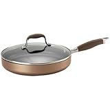 Anolon Advanced Bronze Nonstick 11-Inch Covered Deep Round Grill Pan