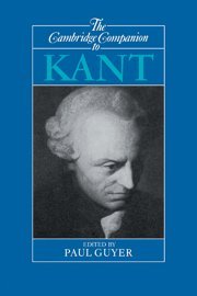 The Cambridge Companion to Kant, ed. Paul Guyer