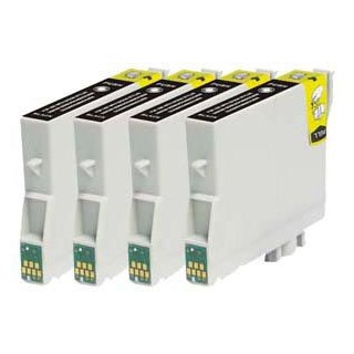 4x Epson T0541 - Photo Black Compatible Chipped 