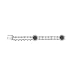 14K White Gold 3/4 ct. Diamond and 1 ct. Sapphire Fashion Bracelet -7''