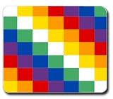 Aymara Wiphala S. America Flag Mousepad Mouse Pad Mat