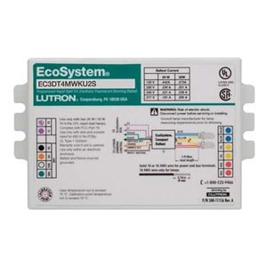  CFL Dim Ballast, T4 Lamps, 1 Lamp, 120-277V 