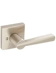 Home Improvement: Baldwin 351SPL SQR 15 CP Prestige Spyglass Half Dummy Lever, Satin Nickel - Kwikset Corporation