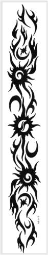 Tribal Universe Armband Temporary Tattoo #95