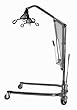 ^Patient Lift,Hydraulic,Manual. 6-Point Cradle Works With An Array Of Slings, Including 4-Point And 2-Point Slings. Comes With One Blue Nylon 6-Point Full Body Sling With Straps - Weight Capacity On This Sling Is 400 Lbs. Cradle Design Minimizes Sway. Adj