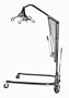 ^Patient Lift,Hydraulic,Manual. 6-Point Cradle Works With An Array Of Slings, Including 4-Point And 2-Point Slings. Comes With One Blue Nylon 6-Point Full Body Sling With Straps - Weight Capacity On This Sling Is 400 Lbs. Cradle Design Minimizes Sway. Adj