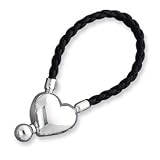 Sterling Silver Heart Key Chain