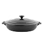 Chasseur Cast Iron 30cm, 3.0ltr Serving Casserole Matt Black
