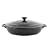 Chasseur Cast Iron 30cm, 3.0ltr Serving Casserole Matt Black