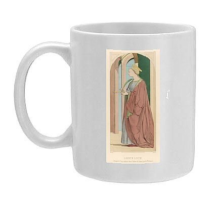 Photo Mugs of Santa Lucia from Mary Evans