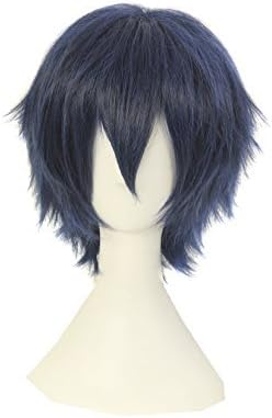 Playcosland Ichinose Tokiya Anime Series Cosplay Party Short Wig Blue