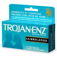 Trojan - Enz Condoms Lubricated - 12/Pack, 6 Pack