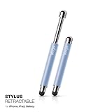 elago Stylus Retractable (Pastel Blue) for iPhone4 / 3GS / 3G, iPad, iPod T ....