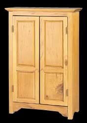 Miniature Furniture Country Pine Pine, Miniature Furniture Armoire 17 in. H, 10 1/4 in. W