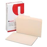 File Folders 1/2 Cut Two-Ply Top Tab Legal Manila 100/Box