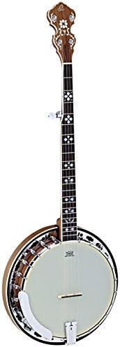 Ortega GuitarsFacon Falcon Series 5-String Burl Walnut Resonator Banjo w/Bag, Right, one Size (OBJ550W-SNT)