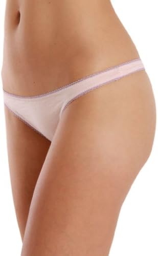 Underglam Peach with Lavender Trim Thong M