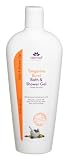 Derma E Natural Bodycare Bath & Shower Gel, Tangerine Burst, 12-Ounce Bottles (Pack of 3)