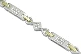 14KT 2T Gold 0.77ct. Ladies Diamond Bracelet