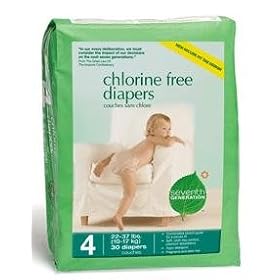 Seventh Generation Baby Diapers Stage 4 4x30