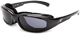 7eye Churada Nxt Resin Sunglasses,Glossy Black Frame/Re-ACT NXT Gray Lens,one size