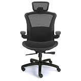 Viper Chair in Black Mesh Back and Fabric Seat