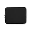 Fashion Neoprene Case with Handle and Hard Stand (Black) to Protect the Acer AO532h-2223 10.1-Inch Matrix Silver Netbook