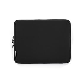 Fashion Neoprene Case with Handle and Hard Stand (Black) to Protect the Lenovo S10-3t 0651-37U...