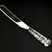 Kitchen & Housewares : VERSAILLES SILVER PLATED CAKE KNIFE WITH CRYSTAL HANDLE