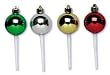 Christmas Ornaments Cupcake Picks - 12ct