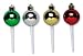 Christmas Ornaments Cupcake Picks - 12ct